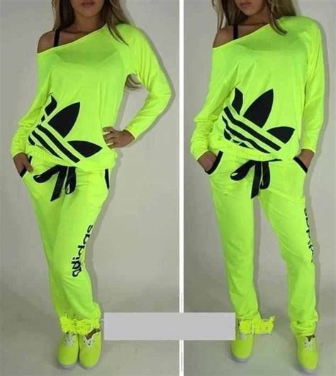 Adidas neon tracksuit